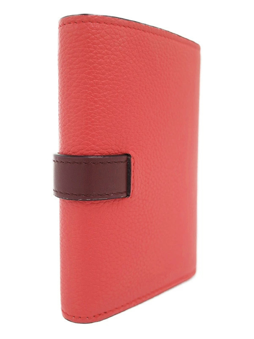 Loewe Tri Vertical Wallet Short fold Black